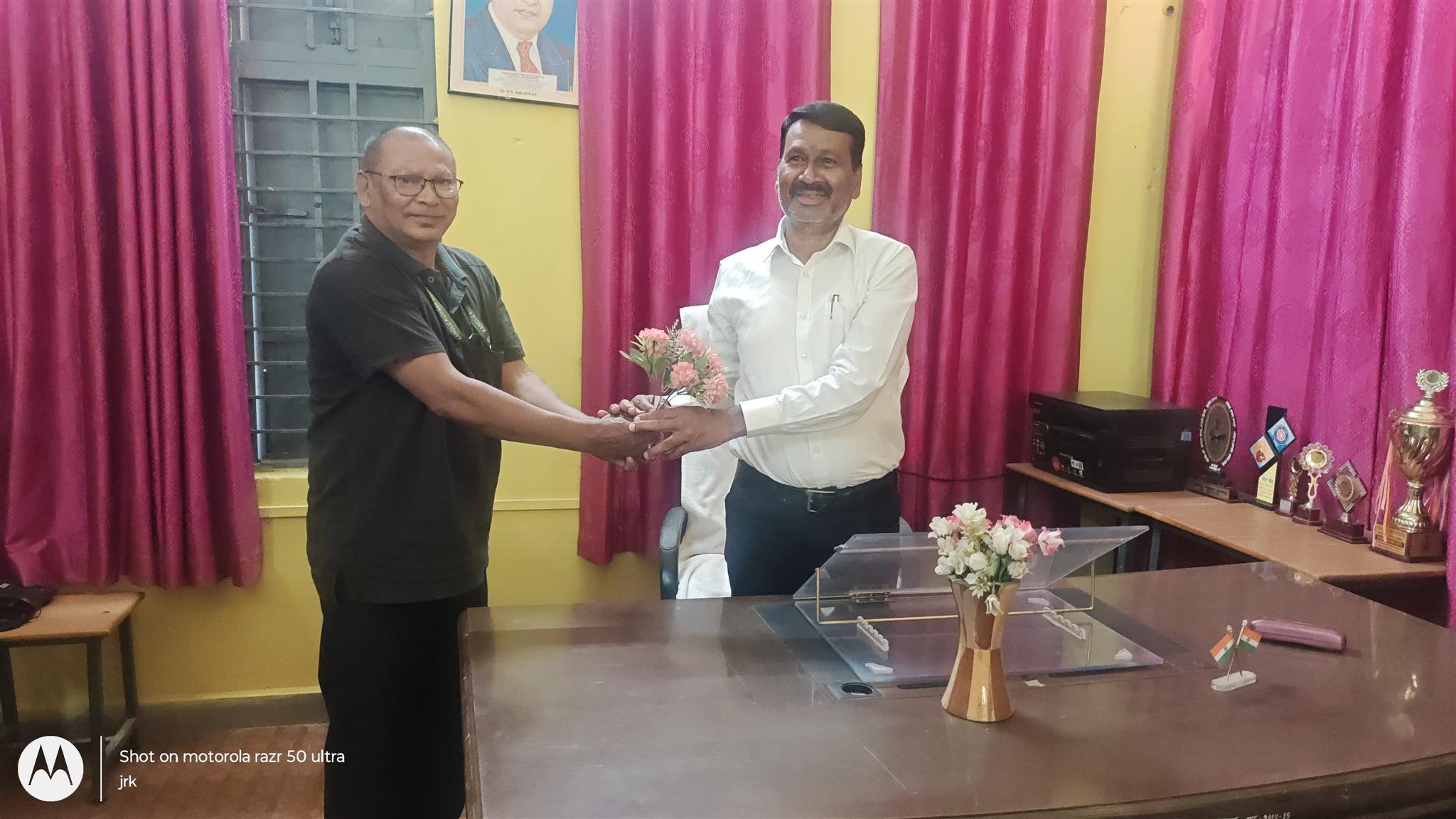 Principal charge taken by Darro Sir 